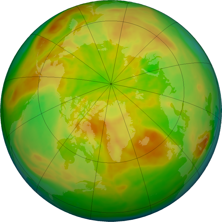 Arctic ozone map for 02 May 2016